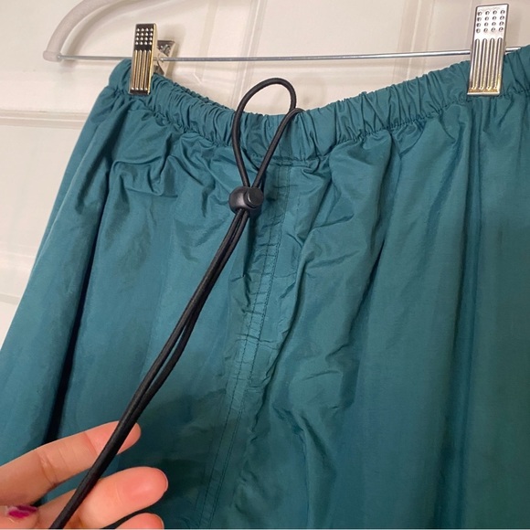 Vintage Nylon Rain Snow Pants Teal Green Size Medium - Picture 2 of 6